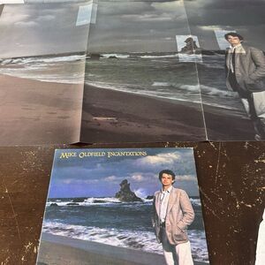 Mike Oldfield Incantations 1978 VG+ Vinyl w Original Full Size Poster Double LP
